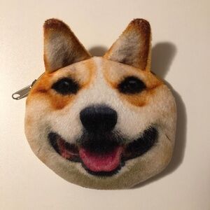 Corgi Zipper Clutch
